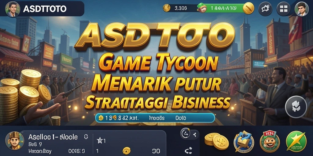 Tampilan menarik dari gameplay ASDTOTO yang menguji strategi bisnis pemain.