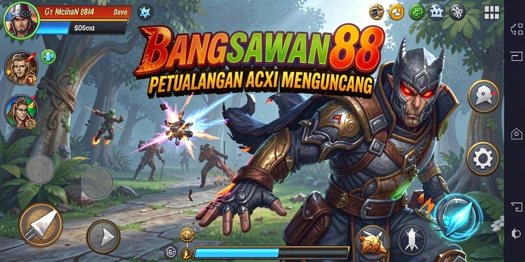 Tampilan grafis menakjubkan saat pertempuran di BANGSAWAN88.