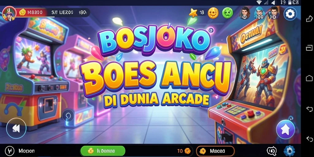 Tampilan gameplay seru dari BOSJOKO yang menantang dan menghibur.