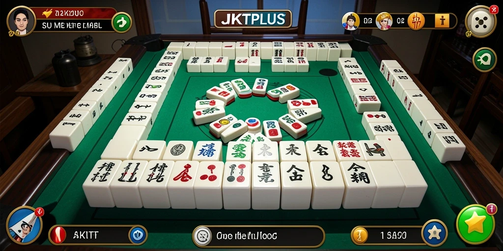 Gameplay Mahjong yang menantang dan seru di JKTPLUS.