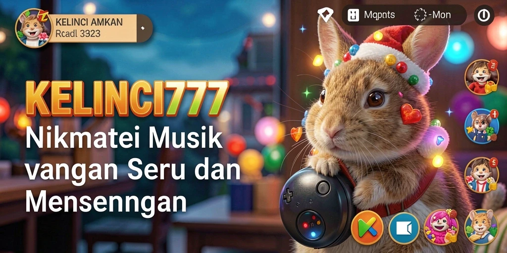 Tampilan gameplay <strong>KELINCI777</strong> dengan pilihan lagu yang beragam dan antarmuka yang menarik.