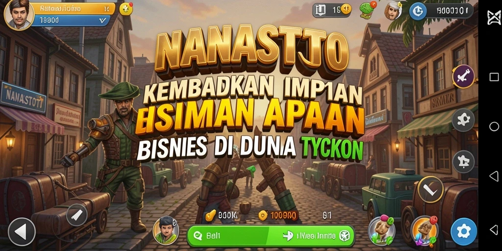 Tampilan gameplay NANASTOTO yang penuh warna dan seru.