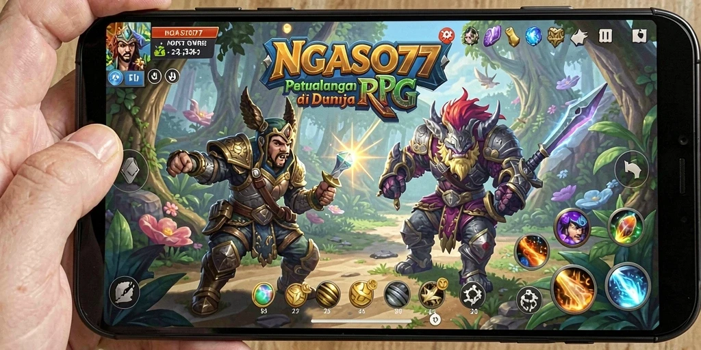 Tangkapan layar gameplay NGASO77 menampilkan aksi pertarungan yang mendebarkan.
